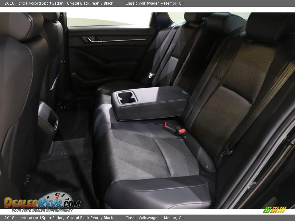 2018 Honda Accord Sport Sedan Crystal Black Pearl / Black Photo #20