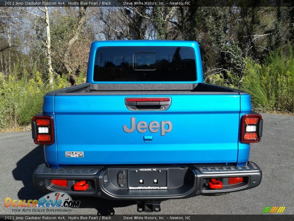 Hydro Blue Pearl 2021 Jeep Gladiator Rubicon 4x4 Photo #7