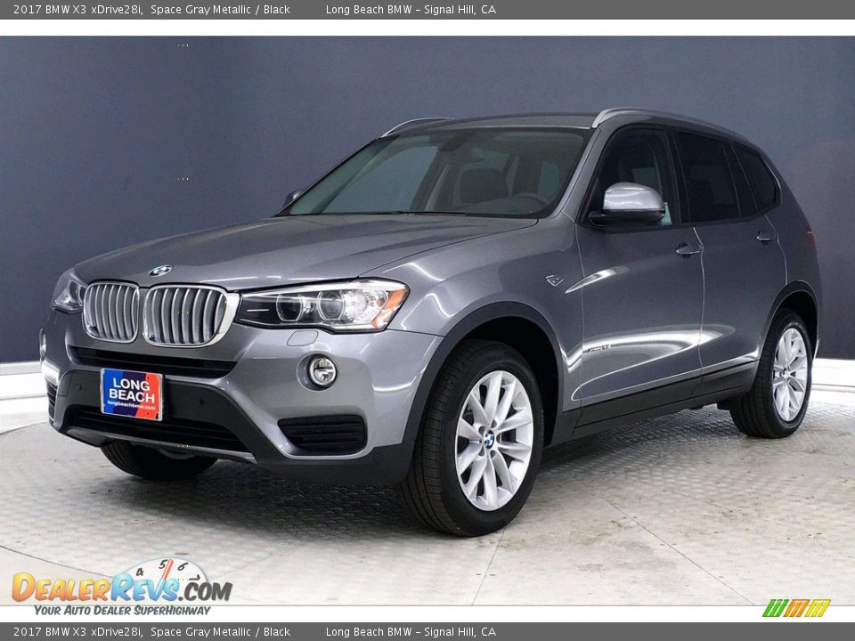 2017 BMW X3 xDrive28i Space Gray Metallic / Black Photo #12