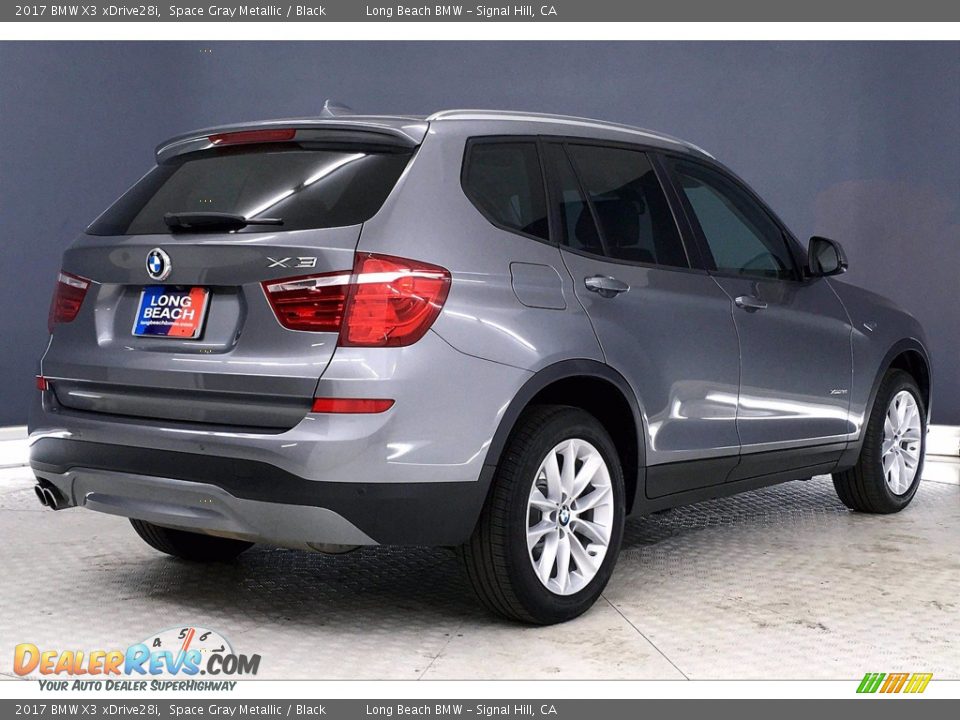 2017 BMW X3 xDrive28i Space Gray Metallic / Black Photo #13