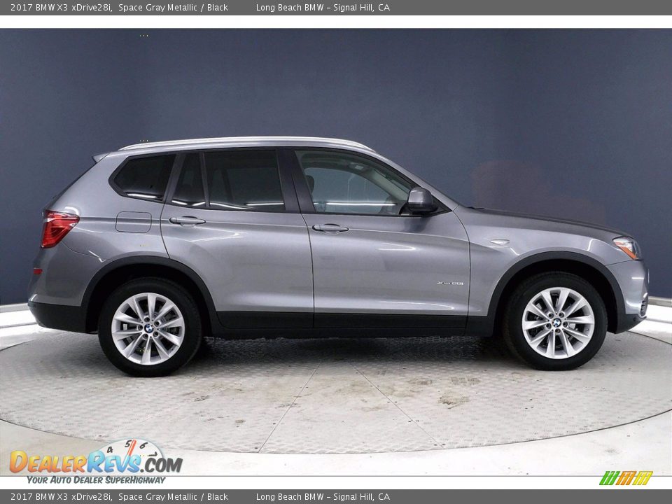 2017 BMW X3 xDrive28i Space Gray Metallic / Black Photo #14