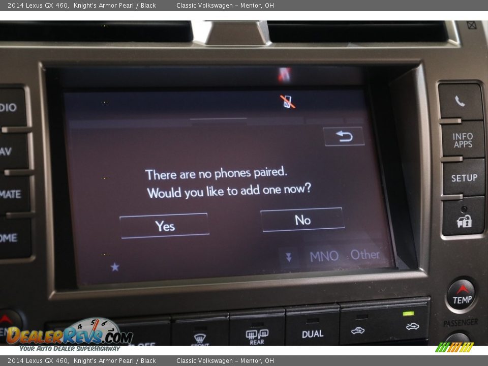 2014 Lexus GX 460 Knight's Armor Pearl / Black Photo #13