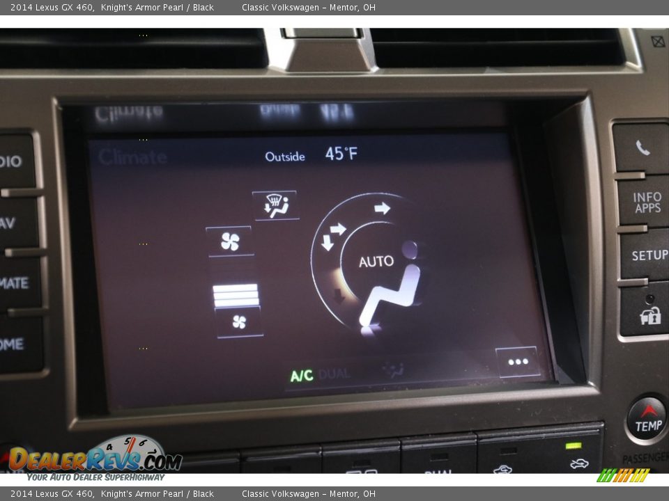 2014 Lexus GX 460 Knight's Armor Pearl / Black Photo #14