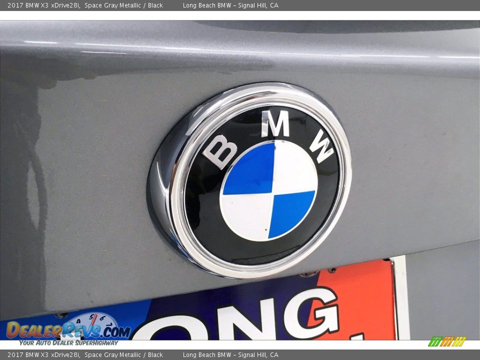 2017 BMW X3 xDrive28i Space Gray Metallic / Black Photo #34