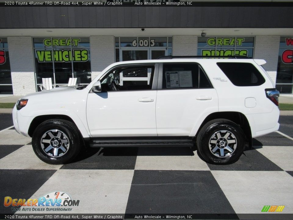 2020 Toyota 4Runner TRD Off-Road 4x4 Super White / Graphite Photo #1