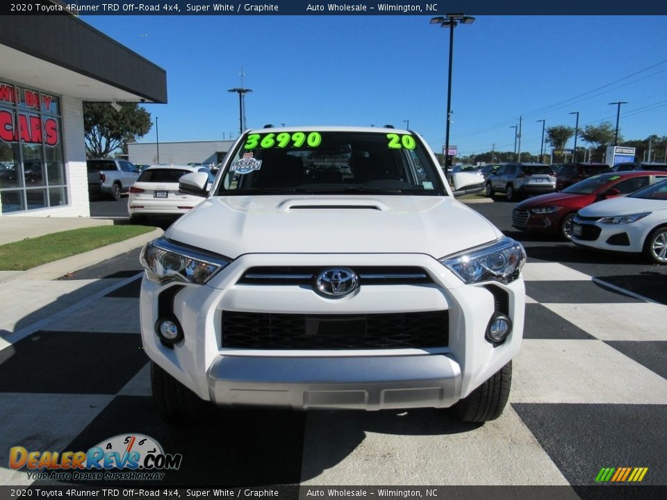 2020 Toyota 4Runner TRD Off-Road 4x4 Super White / Graphite Photo #2
