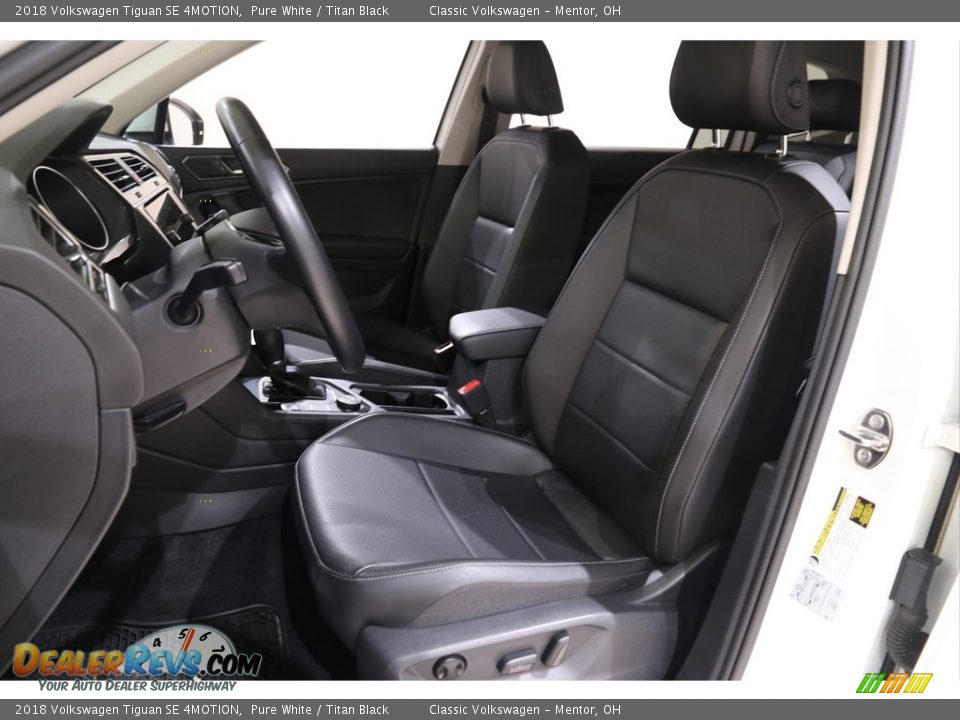 2018 Volkswagen Tiguan SE 4MOTION Pure White / Titan Black Photo #5
