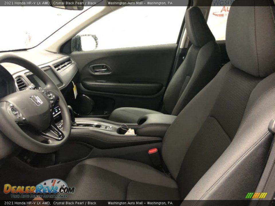 2021 Honda HR-V LX AWD Crystal Black Pearl / Black Photo #6