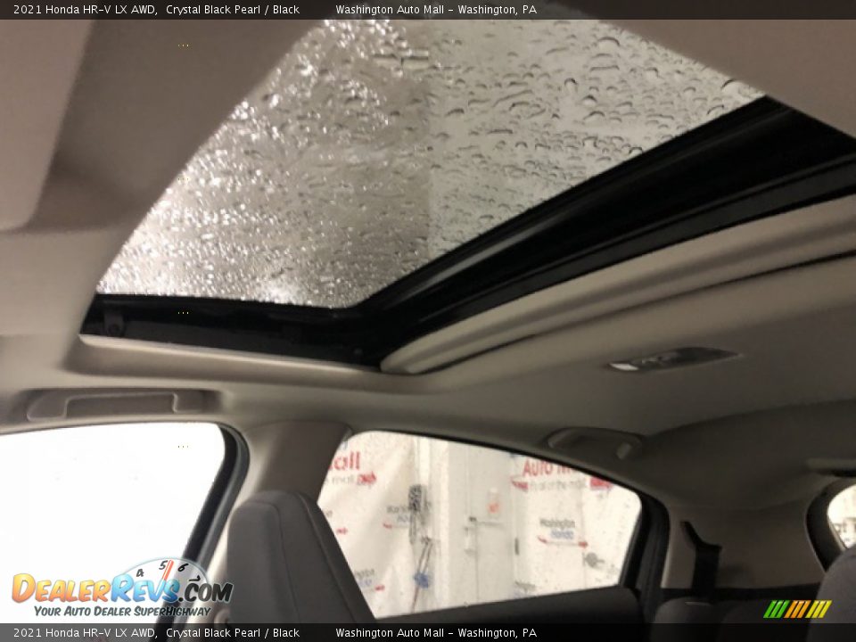 2021 Honda HR-V LX AWD Crystal Black Pearl / Black Photo #7
