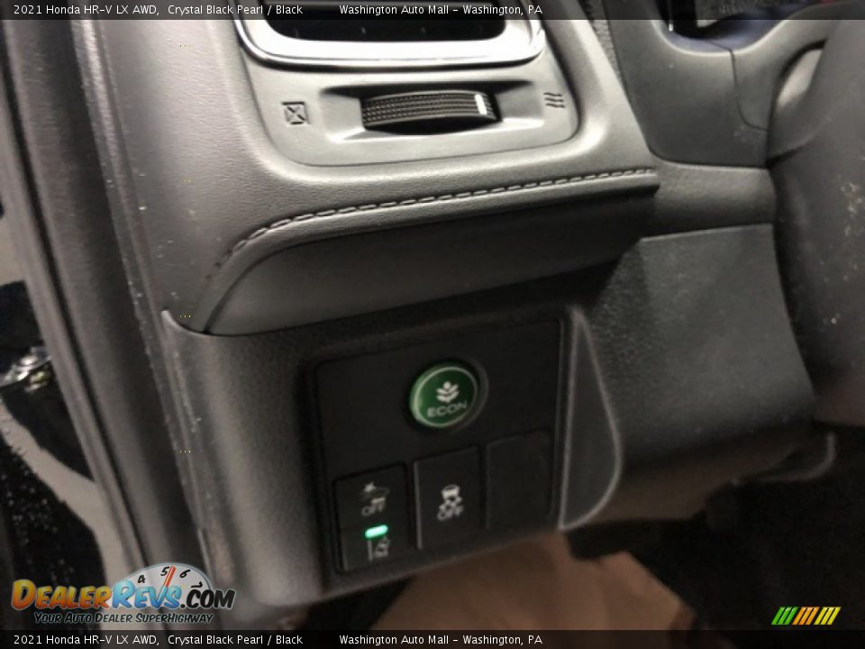 2021 Honda HR-V LX AWD Crystal Black Pearl / Black Photo #11