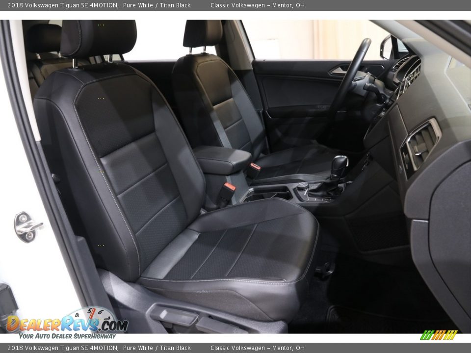 2018 Volkswagen Tiguan SE 4MOTION Pure White / Titan Black Photo #15