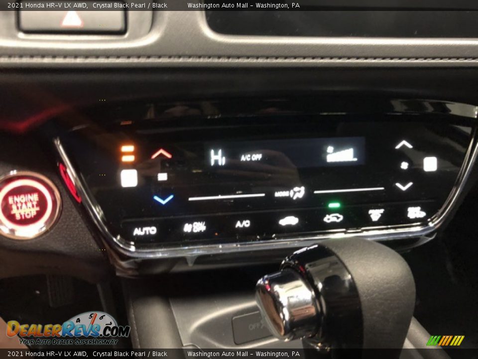 2021 Honda HR-V LX AWD Crystal Black Pearl / Black Photo #16