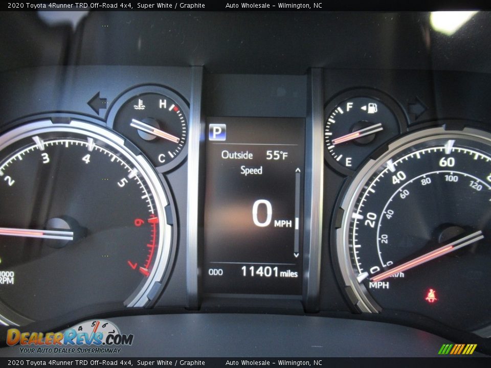 2020 Toyota 4Runner TRD Off-Road 4x4 Super White / Graphite Photo #14