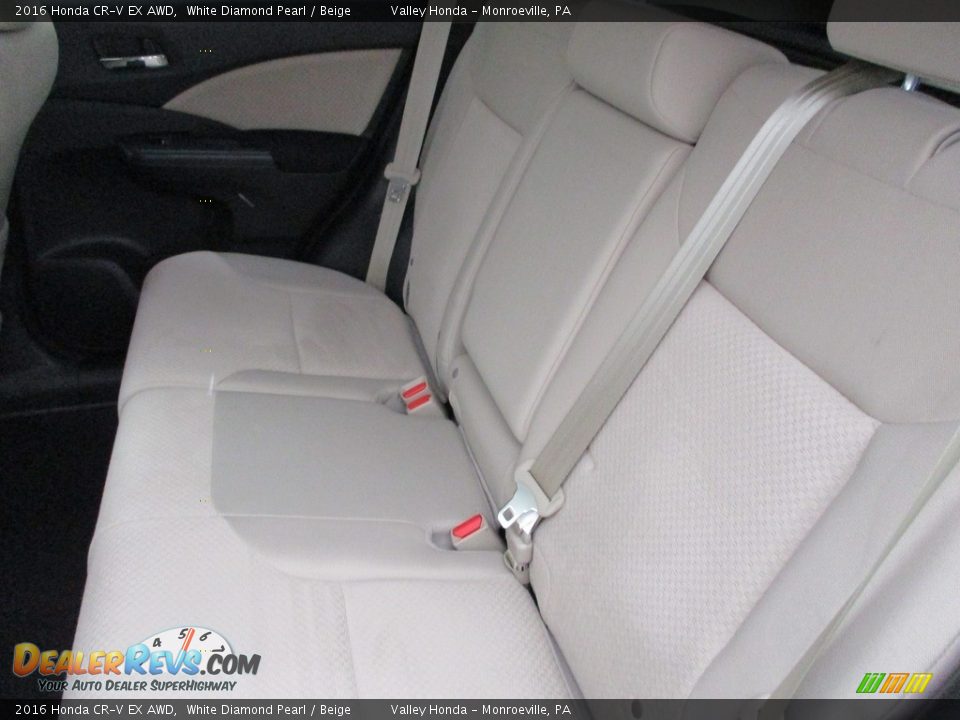 2016 Honda CR-V EX AWD White Diamond Pearl / Beige Photo #11