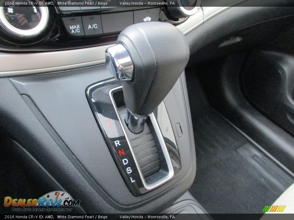 2016 Honda CR-V EX AWD White Diamond Pearl / Beige Photo #16