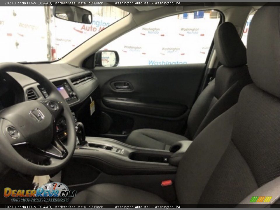 2021 Honda HR-V EX AWD Modern Steel Metallic / Black Photo #4