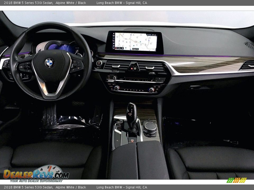 2018 BMW 5 Series 530i Sedan Alpine White / Black Photo #15