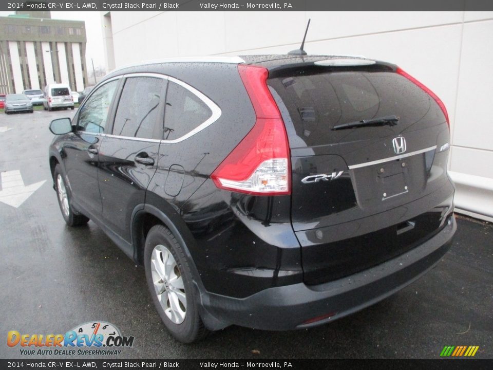 2014 Honda CR-V EX-L AWD Crystal Black Pearl / Black Photo #3