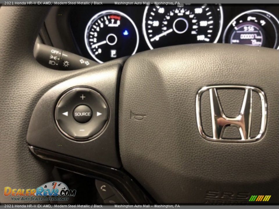 2021 Honda HR-V EX AWD Modern Steel Metallic / Black Photo #10