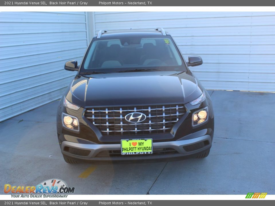 2021 Hyundai Venue SEL Black Noir Pearl / Gray Photo #3