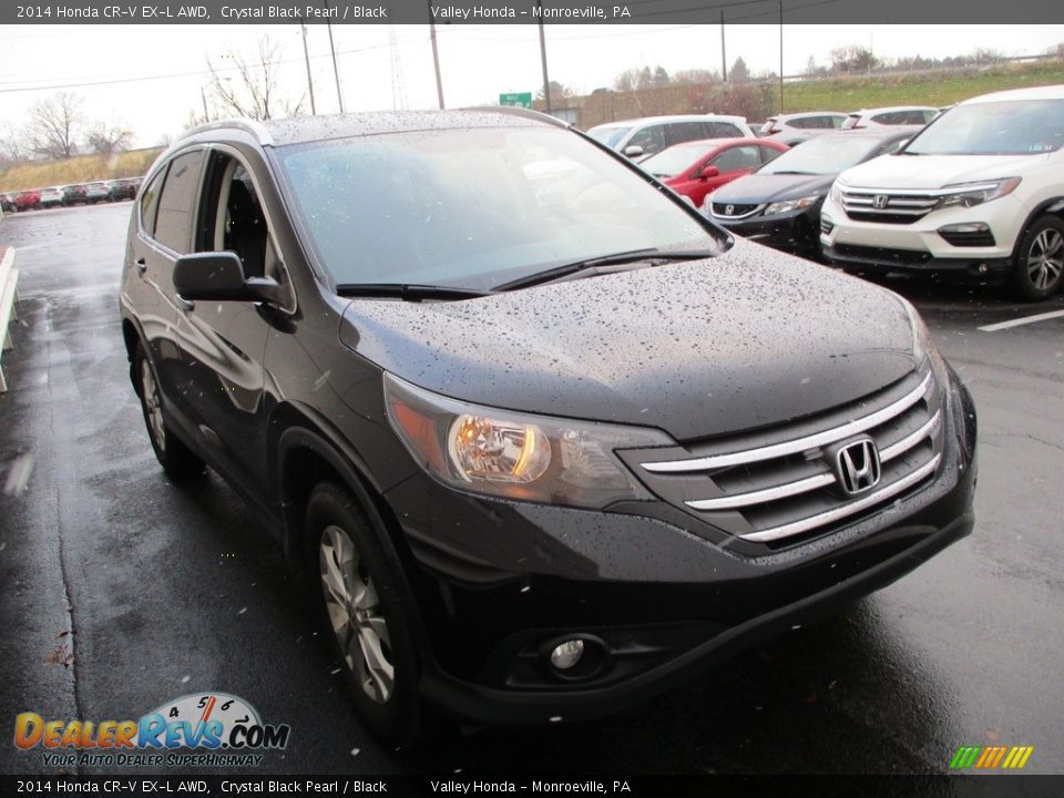 2014 Honda CR-V EX-L AWD Crystal Black Pearl / Black Photo #6