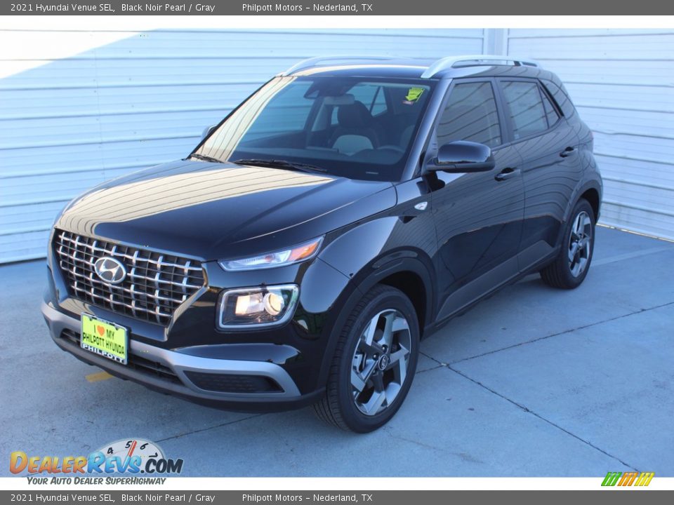 2021 Hyundai Venue SEL Black Noir Pearl / Gray Photo #4