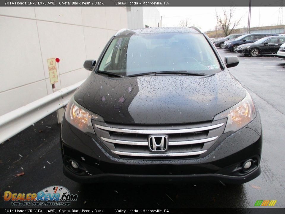2014 Honda CR-V EX-L AWD Crystal Black Pearl / Black Photo #7