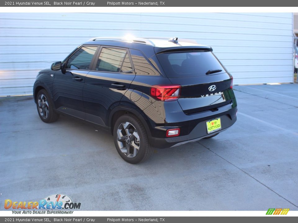 2021 Hyundai Venue SEL Black Noir Pearl / Gray Photo #7