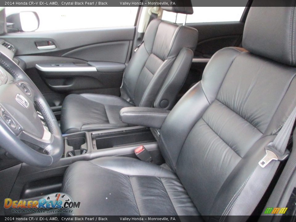 2014 Honda CR-V EX-L AWD Crystal Black Pearl / Black Photo #10