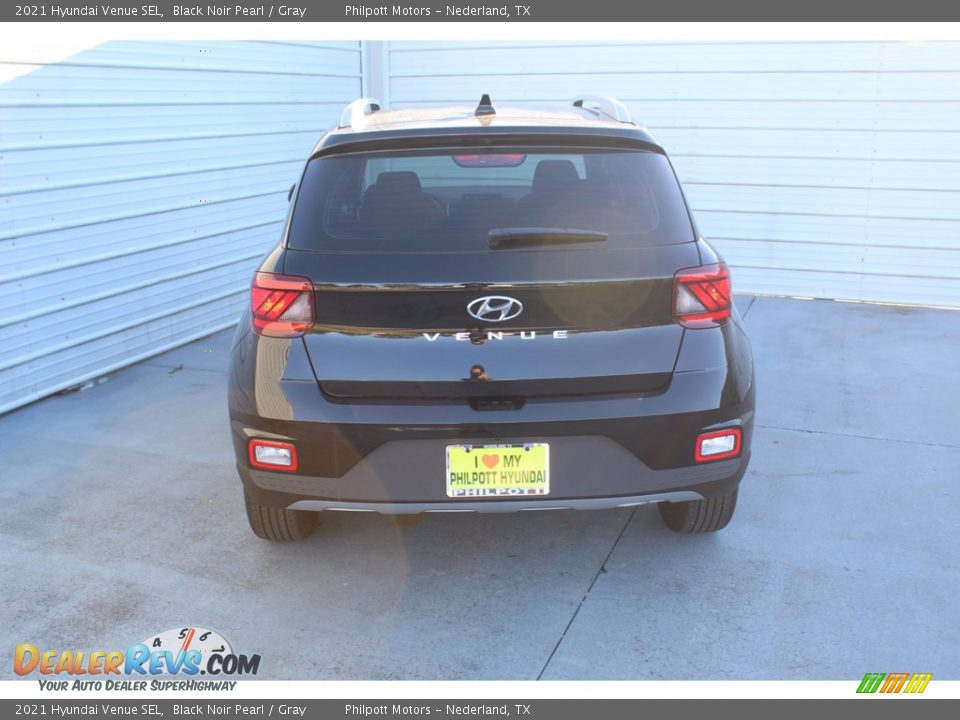 2021 Hyundai Venue SEL Black Noir Pearl / Gray Photo #8