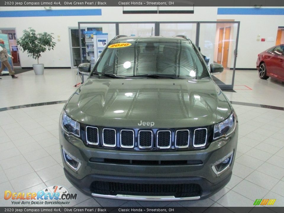 2020 Jeep Compass Limted 4x4 Olive Green Pearl / Black Photo #2