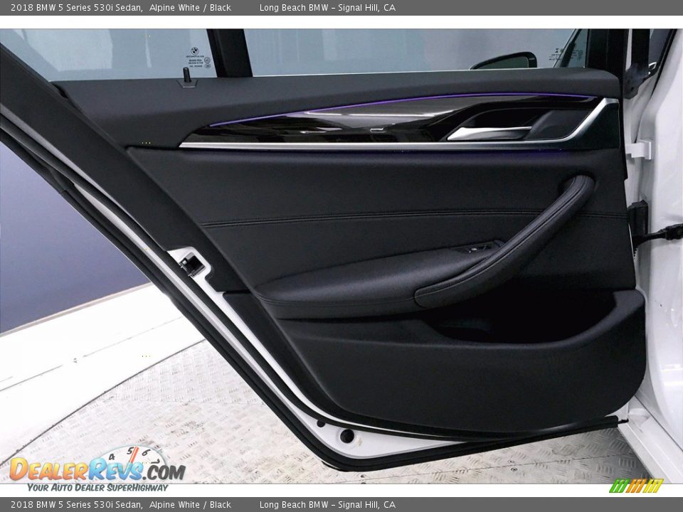 2018 BMW 5 Series 530i Sedan Alpine White / Black Photo #25