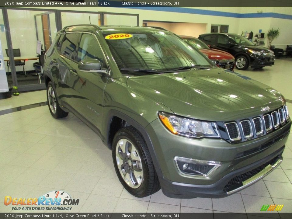 2020 Jeep Compass Limted 4x4 Olive Green Pearl / Black Photo #3