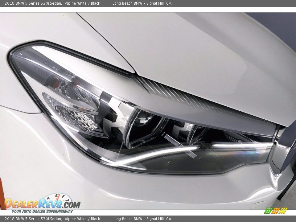 2018 BMW 5 Series 530i Sedan Alpine White / Black Photo #26