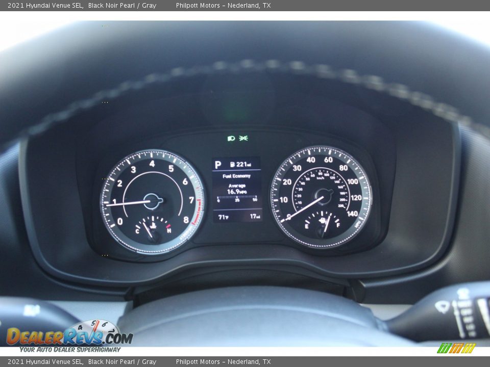 2021 Hyundai Venue SEL Black Noir Pearl / Gray Photo #14