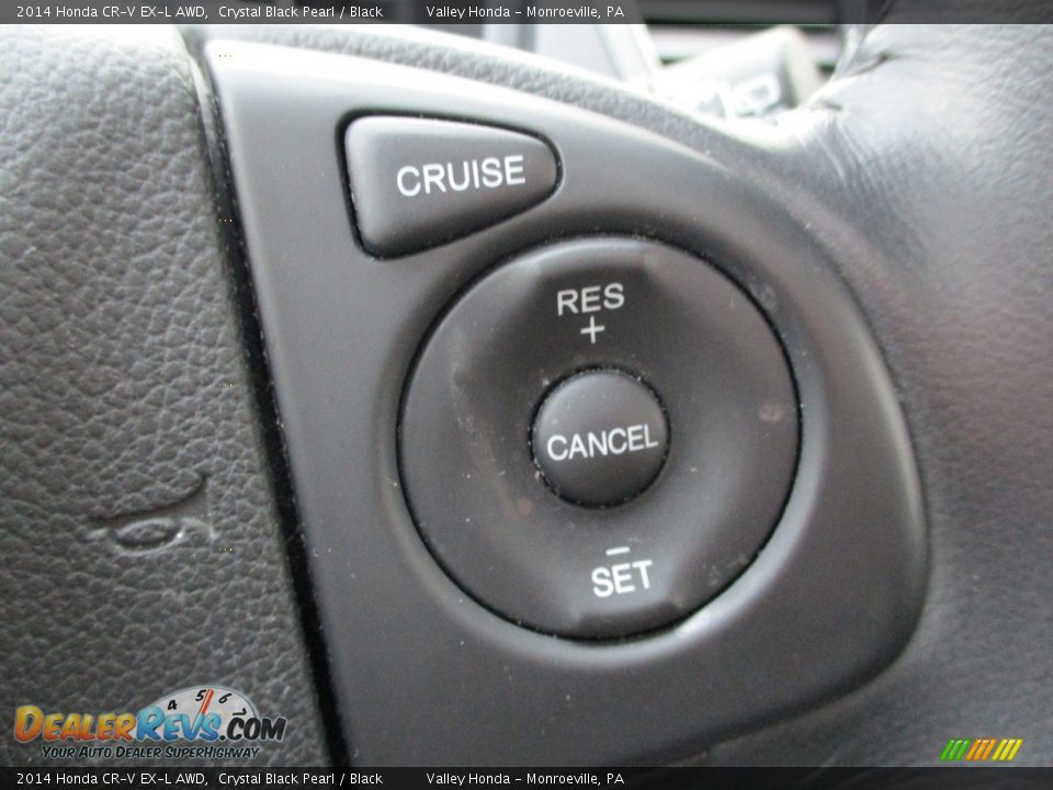 2014 Honda CR-V EX-L AWD Crystal Black Pearl / Black Photo #17