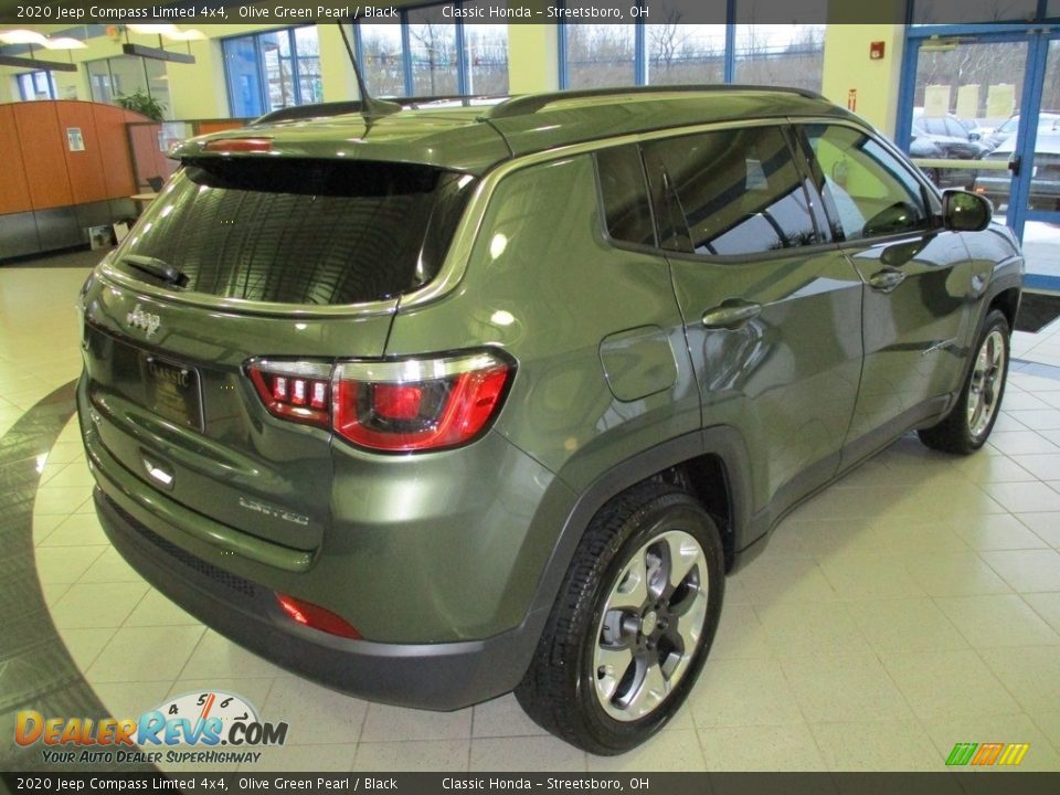 2020 Jeep Compass Limted 4x4 Olive Green Pearl / Black Photo #8
