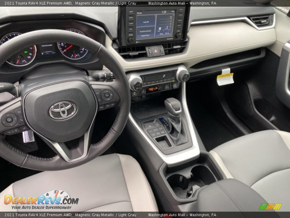 2021 Toyota RAV4 XLE Premium AWD Magnetic Gray Metallic / Light Gray Photo #3