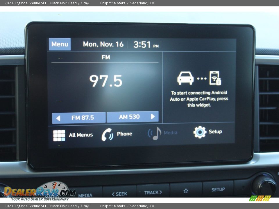 2021 Hyundai Venue SEL Black Noir Pearl / Gray Photo #16