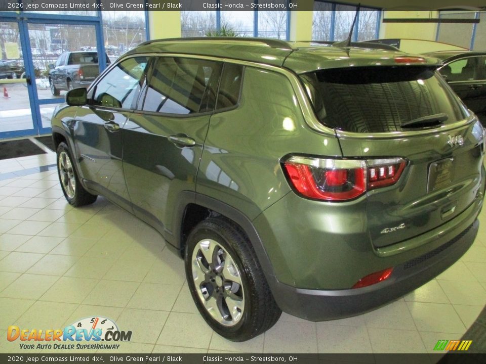 2020 Jeep Compass Limted 4x4 Olive Green Pearl / Black Photo #9