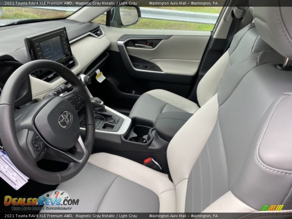 2021 Toyota RAV4 XLE Premium AWD Magnetic Gray Metallic / Light Gray Photo #4