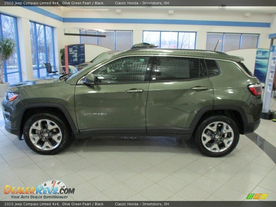 2020 Jeep Compass Limted 4x4 Olive Green Pearl / Black Photo #10