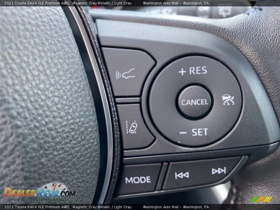 2021 Toyota RAV4 XLE Premium AWD Magnetic Gray Metallic / Light Gray Photo #8