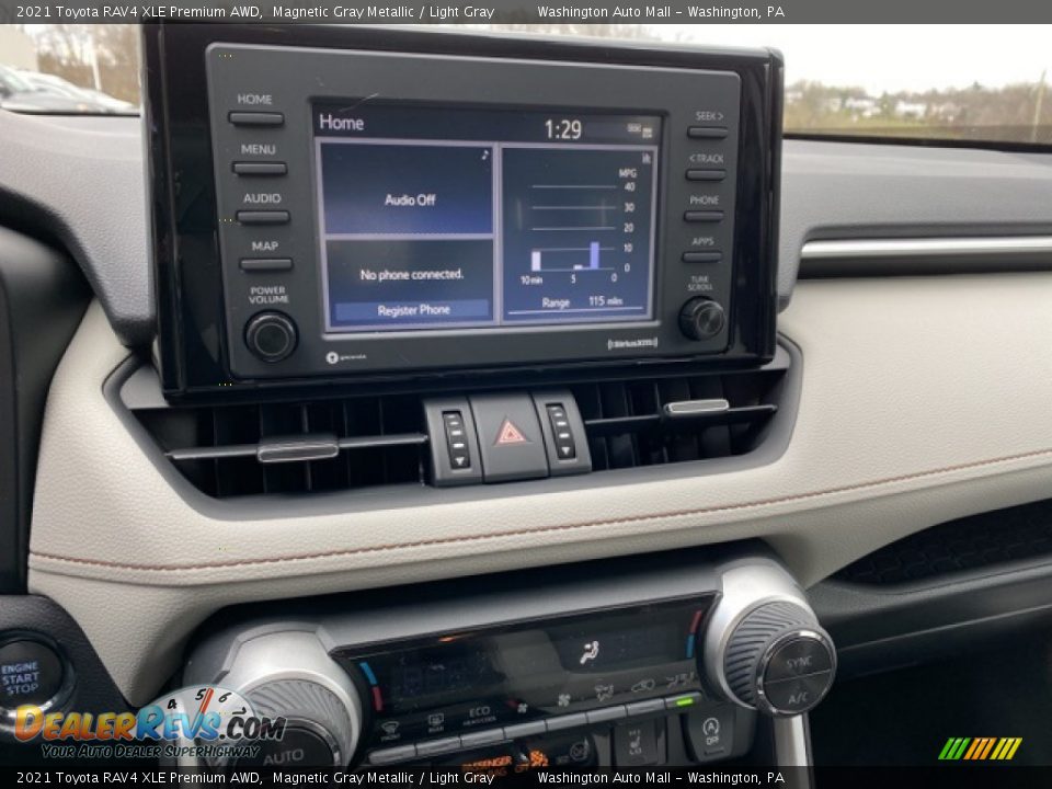 2021 Toyota RAV4 XLE Premium AWD Magnetic Gray Metallic / Light Gray Photo #9