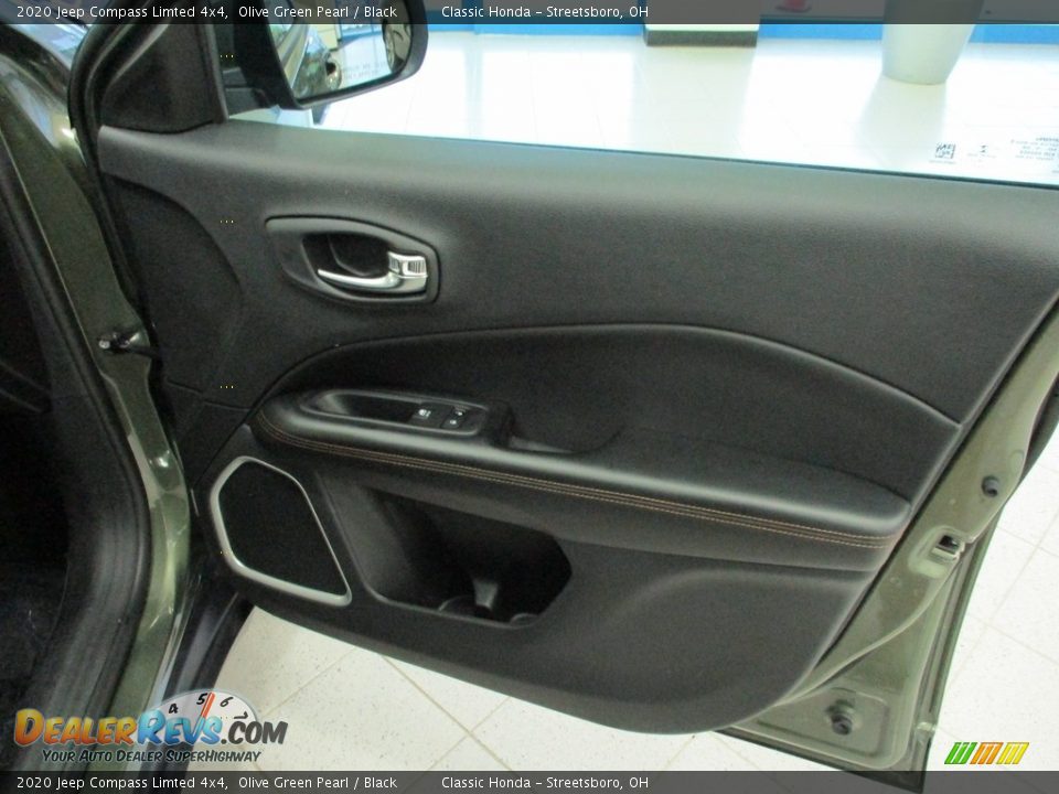 2020 Jeep Compass Limted 4x4 Olive Green Pearl / Black Photo #14