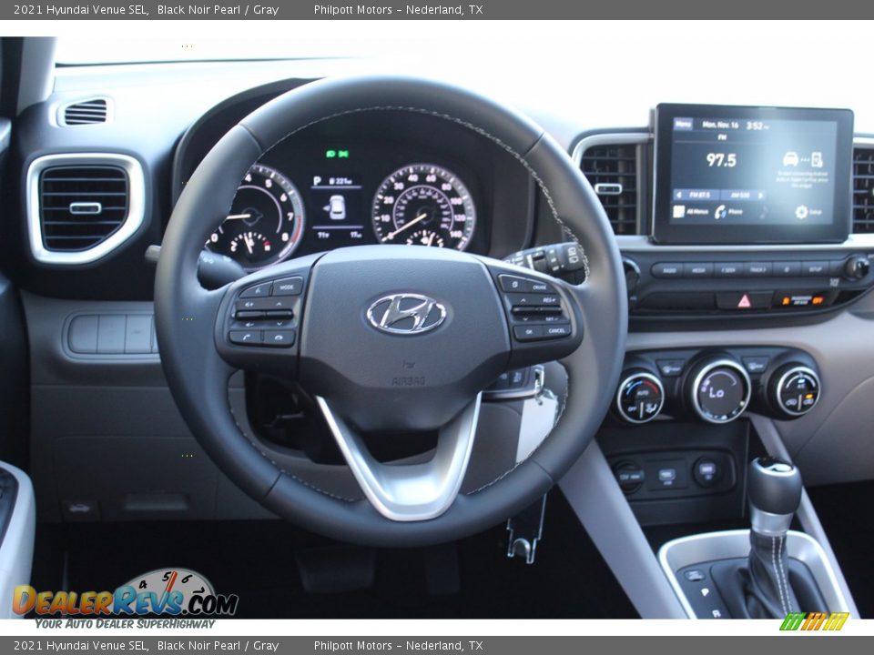 2021 Hyundai Venue SEL Black Noir Pearl / Gray Photo #22