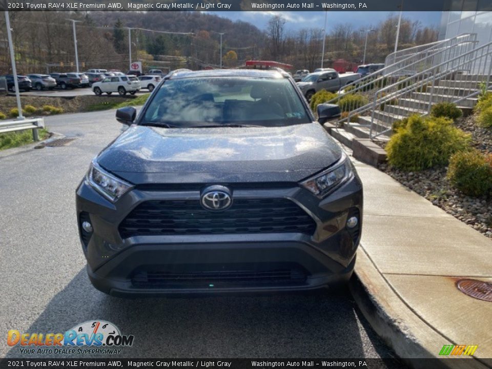 2021 Toyota RAV4 XLE Premium AWD Magnetic Gray Metallic / Light Gray Photo #13