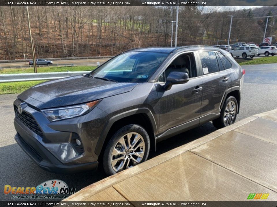 2021 Toyota RAV4 XLE Premium AWD Magnetic Gray Metallic / Light Gray Photo #14