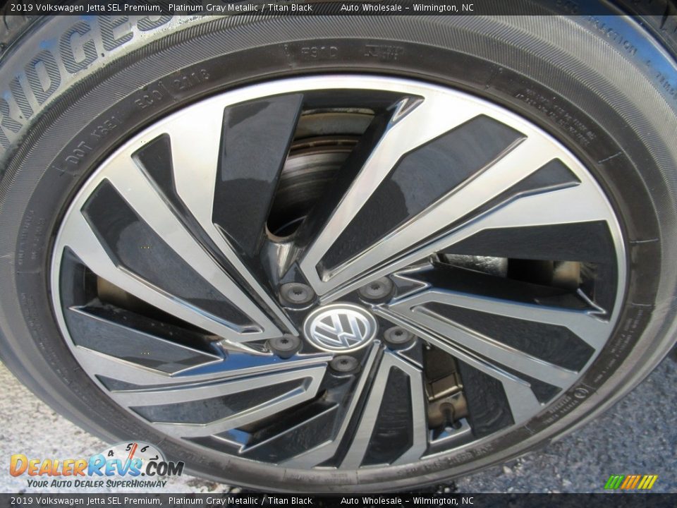 2019 Volkswagen Jetta SEL Premium Platinum Gray Metallic / Titan Black Photo #7