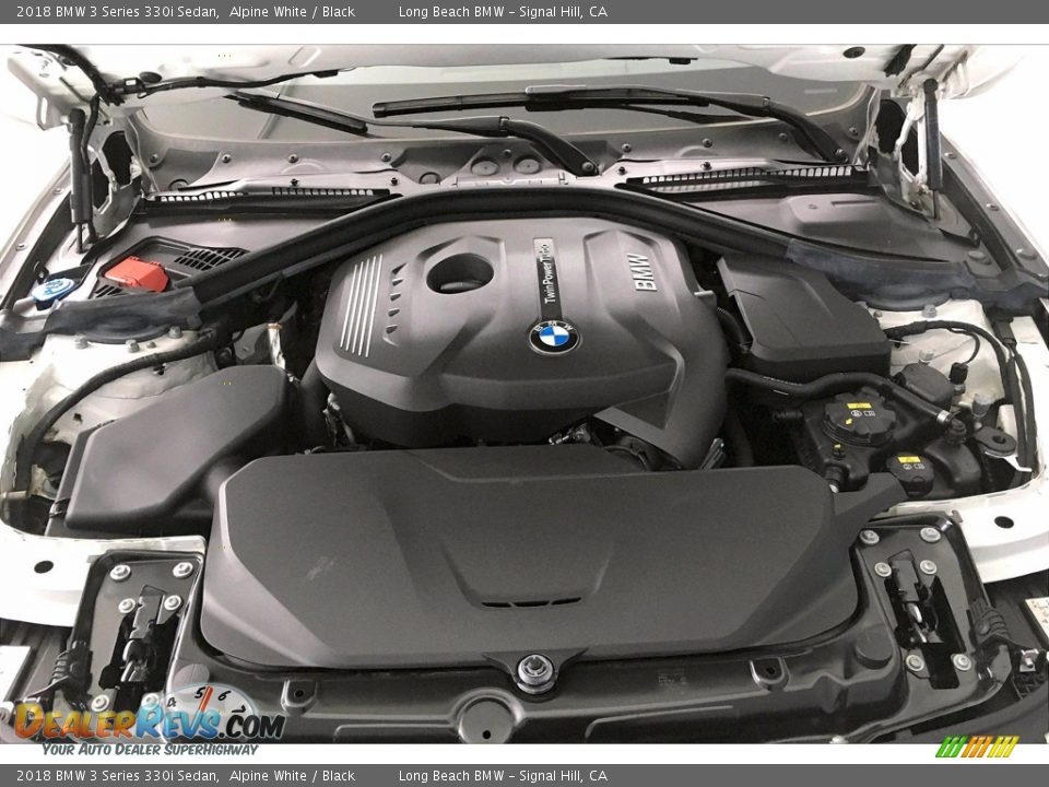 2018 BMW 3 Series 330i Sedan Alpine White / Black Photo #9